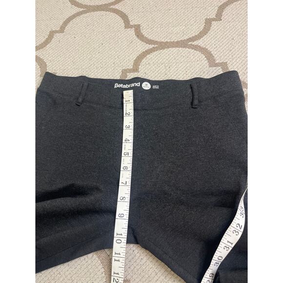 Betabrand Gray Dress Pant Yoga Pant, Bootcut pants, size medium petite, w0104-ch - Picture 6 of 14